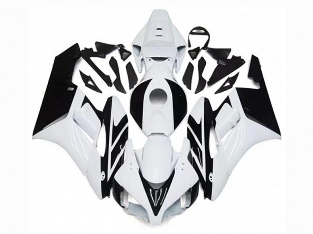 Affordable 2004-2005 White Black Honda CBR1000RR Bike Fairing Kit