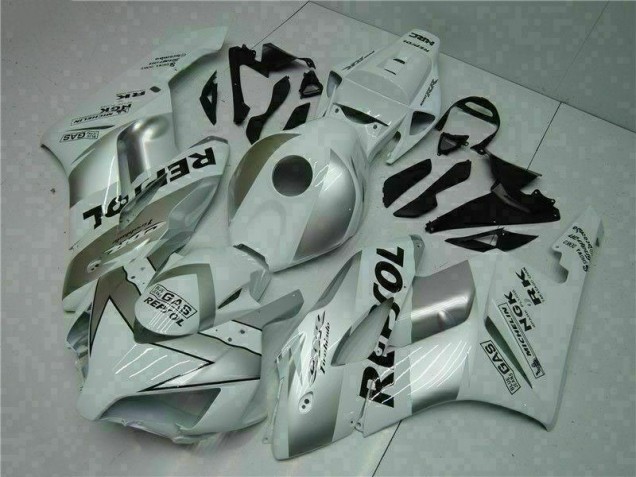 Affordable 2004-2005 Silver White Repsol Honda CBR1000RR Motorcylce Fairings