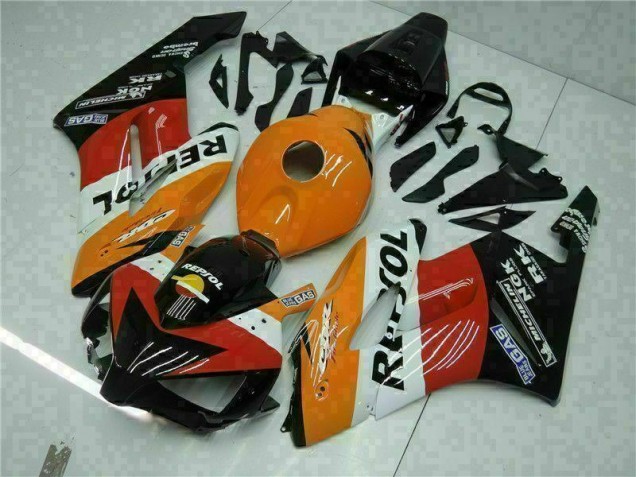 Affordable 2004-2005 Orange Black Repsol Honda CBR1000RR Motorbike Fairing