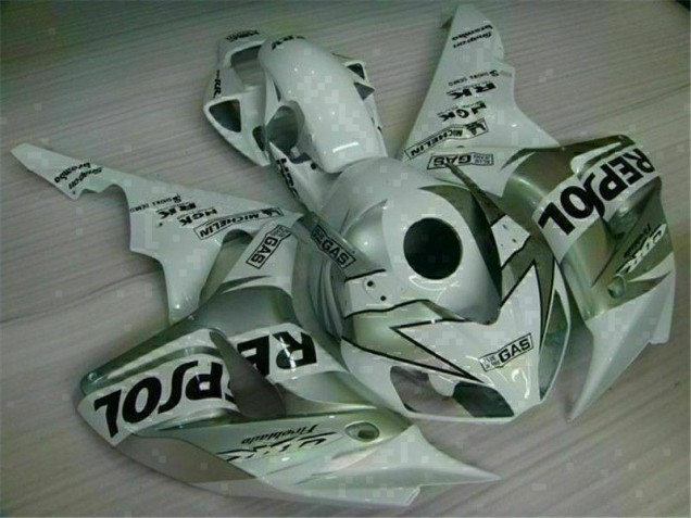 Affordable 2004-2005 Silver Repsol Honda CBR1000RR Bike Fairings & Plastics