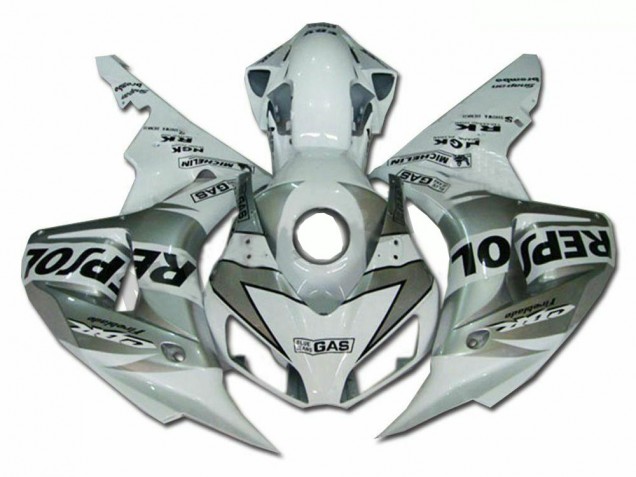 Affordable 2004-2005 Silver Repsol Honda CBR1000RR Bike Fairings & Plastics