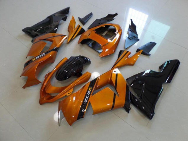 Affordable 2003-2005 Gold Black Kawasaki ZX10R Bike Fairing Affordable 2003-2005 Gold Black Kawasaki ZX10R Bike Fairing