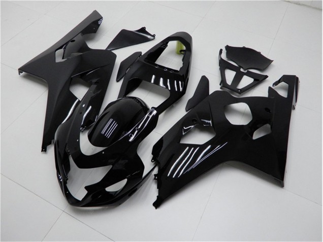 Affordable 2004-2005 Glossy Black Suzuki GSXR 600/750 Bike Fairing Kit Affordable 2004-2005 Glossy Black Suzuki GSXR 600/750 Bike Fairing Kit