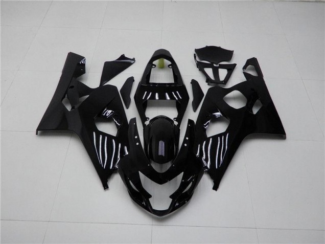 Affordable 2004-2005 Glossy Black Suzuki GSXR 600/750 Bike Fairing Kit Affordable 2004-2005 Glossy Black Suzuki GSXR 600/750 Bike Fairing Kit