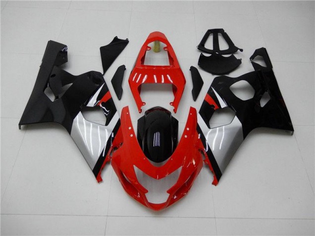Affordable 2004-2005 Red Black Suzuki GSXR 600/750 Motorbike Fairing Kits Affordable 2004-2005 Red Black Suzuki GSXR 600/750 Motorbike Fairing Kits
