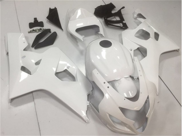 Affordable 2004-2005 Glossy White Suzuki GSXR 600/750 Moto Fairings Affordable 2004-2005 Glossy White Suzuki GSXR 600/750 Moto Fairings