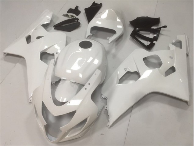 Affordable 2004-2005 Glossy White Suzuki GSXR 600/750 Moto Fairings Affordable 2004-2005 Glossy White Suzuki GSXR 600/750 Moto Fairings