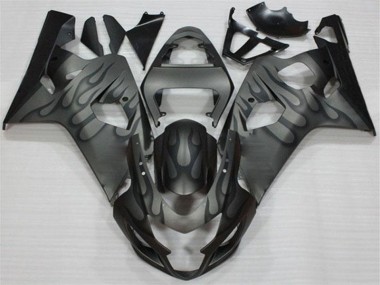 Affordable 2004-2005 Black Grey Suzuki GSXR 600/750 Motorcylce Fairings