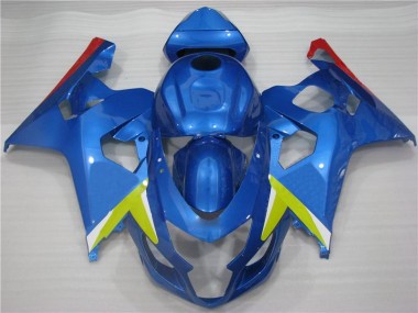 Affordable 2004-2005 Blue Suzuki GSXR 600/750 Bike Fairings