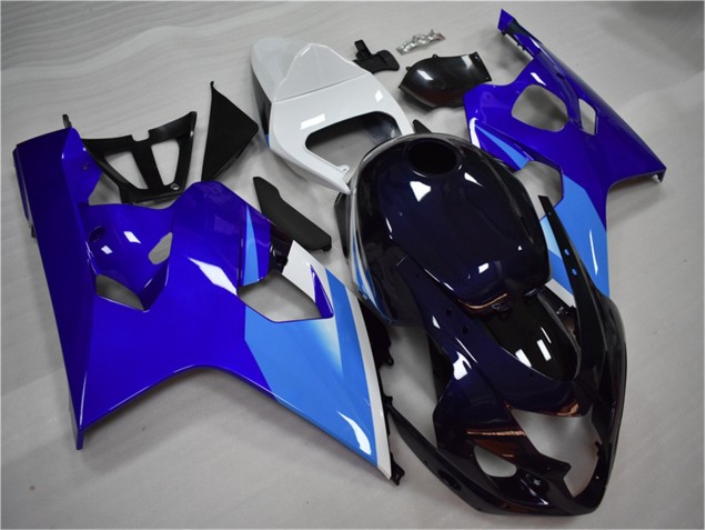 Affordable 2004-2005 Blue White Suzuki GSXR 600/750 Bike Fairing Kit Affordable 2004-2005 Blue White Suzuki GSXR 600/750 Bike Fairing Kit