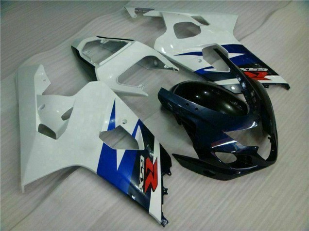 Affordable 2004-2005 White Black Suzuki GSXR 600/750 Motorcycle Fairing Affordable 2004-2005 White Black Suzuki GSXR 600/750 Motorcycle Fairing