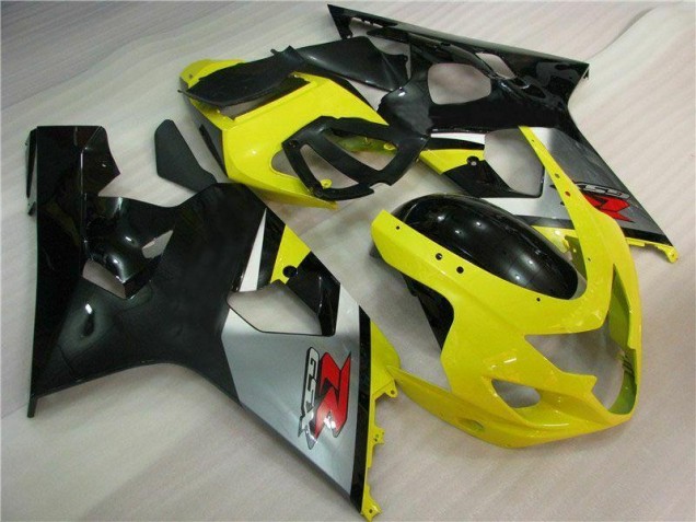 Affordable 2004-2005 Yellow Black Suzuki GSXR 600/750 Motorbike Fairing Affordable 2004-2005 Yellow Black Suzuki GSXR 600/750 Motorbike Fairing