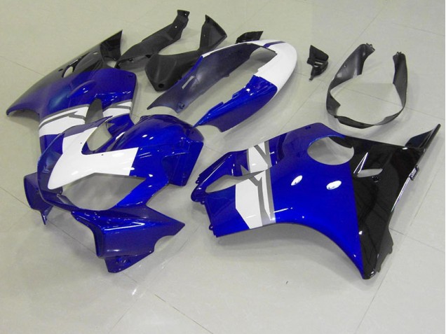 Affordable 2004-2007 White Blue Black Honda CBR600 F4i Bike Fairing Kit