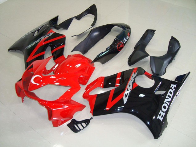 Affordable 2004-2007 Black Red Honda CBR600 F4i Motor Fairings
