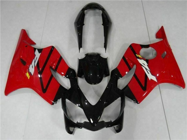Affordable 2004-2007 Red Black Honda CBR600 F4i Moto Fairings