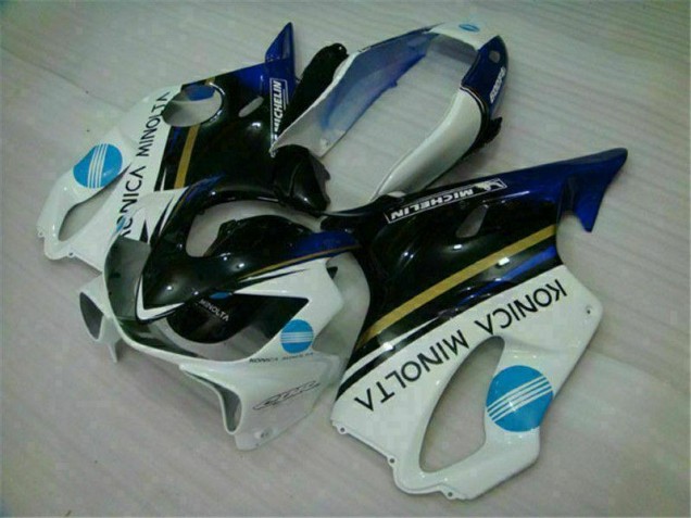 Affordable 2004-2007 White Black Honda CBR600 F4i Replacement Fairings