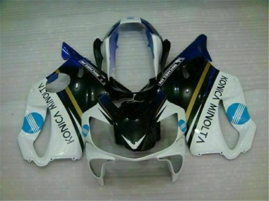 Affordable 2004-2007 White Black Honda CBR600 F4i Replacement Fairings
