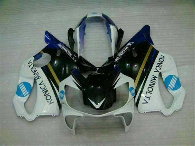 Affordable 2004-2007 White Black Honda CBR600 F4i Replacement Fairings