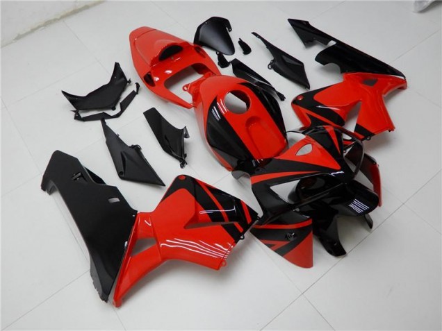 Affordable 2005-2006 Red Black Honda CBR600RR Motorbike Fairing & Bodywork Affordable 2005-2006 Red Black Honda CBR600RR Motorbike Fairing & Bodywork