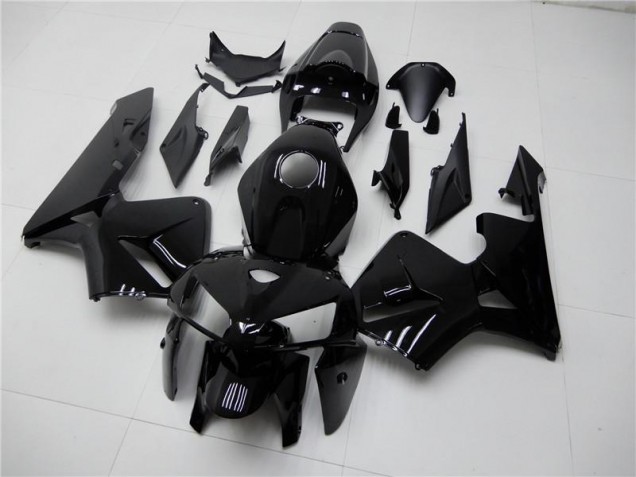 Affordable 2005-2006 Glossy Black Honda CBR600RR Motorcycle Fairing Kit Affordable 2005-2006 Glossy Black Honda CBR600RR Motorcycle Fairing Kit
