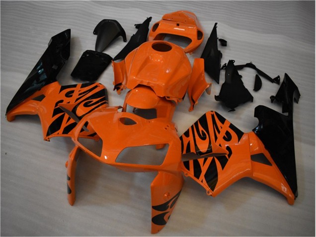 Affordable 2005-2006 Orange Black Honda CBR600RR Motorbike Fairing Affordable 2005-2006 Orange Black Honda CBR600RR Motorbike Fairing