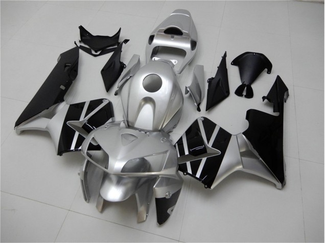Affordable 2005-2006 Silver Black Honda CBR600RR Motor Bike Fairings