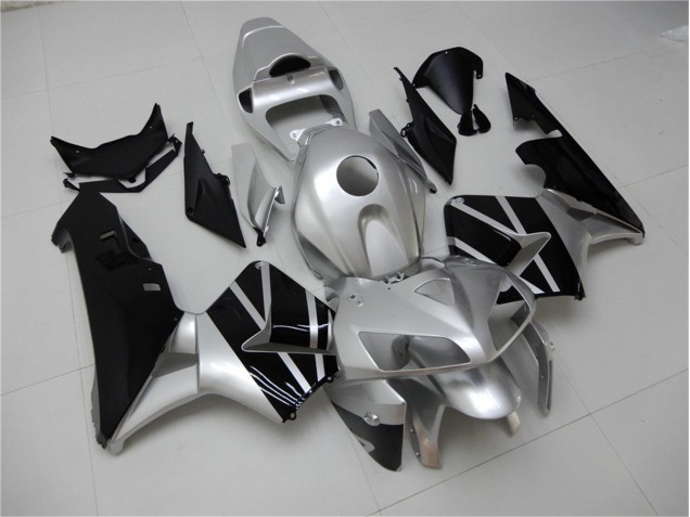 Affordable 2005-2006 Silver Black Honda CBR600RR Motor Bike Fairings