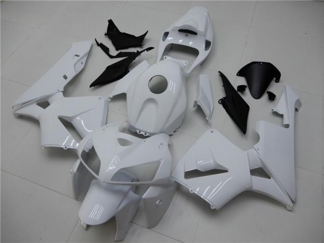 Affordable 2005-2006 Glossy White Honda CBR600RR Replacement Motorcycle Fairings Affordable 2005-2006 Glossy White Honda CBR600RR Replacement Motorcycle Fairings