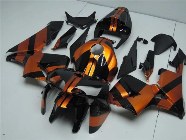 Affordable 2005-2006 Orange Black Honda CBR600RR Motorcycle Fairing Kits Affordable 2005-2006 Orange Black Honda CBR600RR Motorcycle Fairing Kits