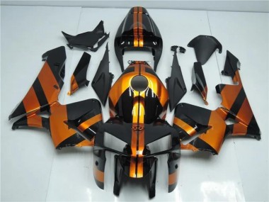 Affordable 2005-2006 Orange Black Honda CBR600RR Motorcycle Fairing Kits