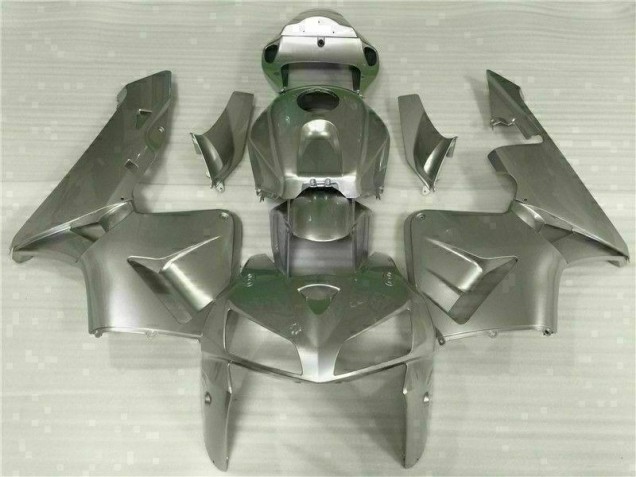 Affordable 2005-2006 Silver Honda CBR600RR Motorcycle Fairing