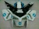 Affordable 2005-2006 White Blue Honda CBR600RR Motorcyle Fairings