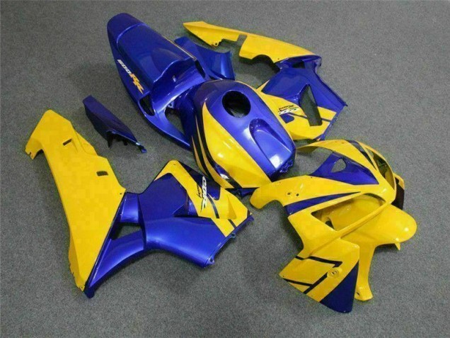 Affordable 2005-2006 Yellow Honda CBR600RR Replacement Fairings