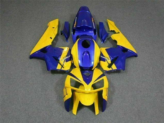 Affordable 2005-2006 Yellow Honda CBR600RR Replacement Fairings