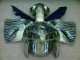Affordable 2005-2006 White Blue Flame Honda CBR600RR Motorcycle Fairing Kit