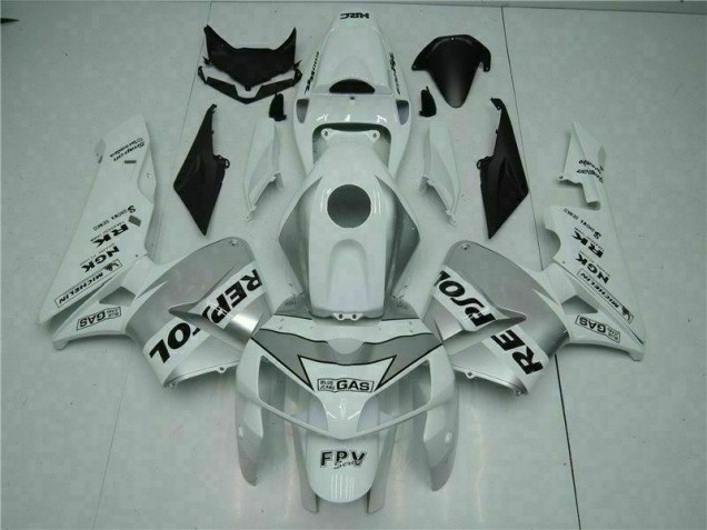 Affordable 2005-2006 White Repsol Honda CBR600RR Bike Fairings & Bodywork Affordable 2005-2006 White Repsol Honda CBR600RR Bike Fairings & Bodywork