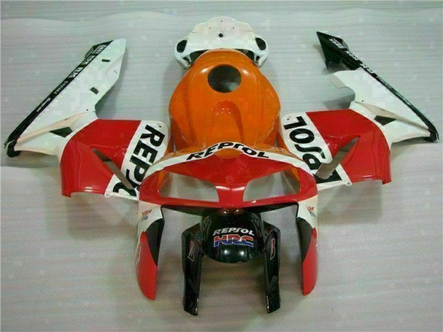 Affordable 2005-2006 Orange Black Repsol Honda CBR600RR Motorcycle Bodywork Affordable 2005-2006 Orange Black Repsol Honda CBR600RR Motorcycle Bodywork