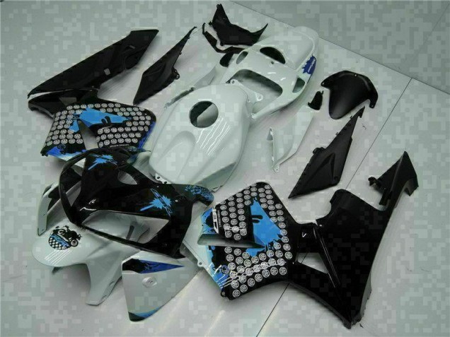 Affordable 2005-2006 Black Honda CBR600RR Motorcycle Fairings Kits