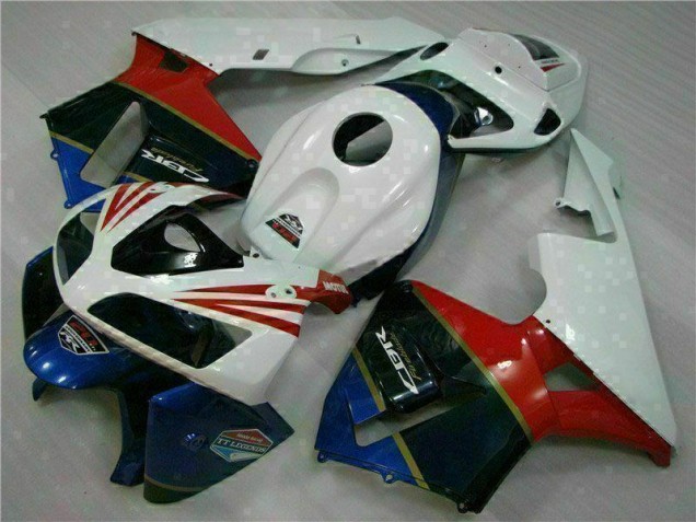 Affordable 2005-2006 White Honda CBR600RR Motorcycle Fairings