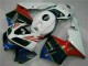 Affordable 2005-2006 White Honda CBR600RR Motorcycle Fairings