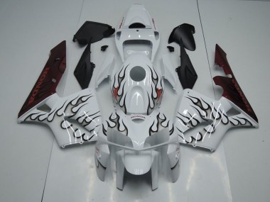 Affordable 2005-2006 Black Flame Honda CBR600RR Motorbike Fairing