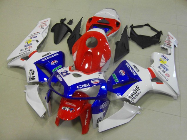 Affordable 2005-2006 Blue White Madif Honda CBR600RR Motor Bike Fairings