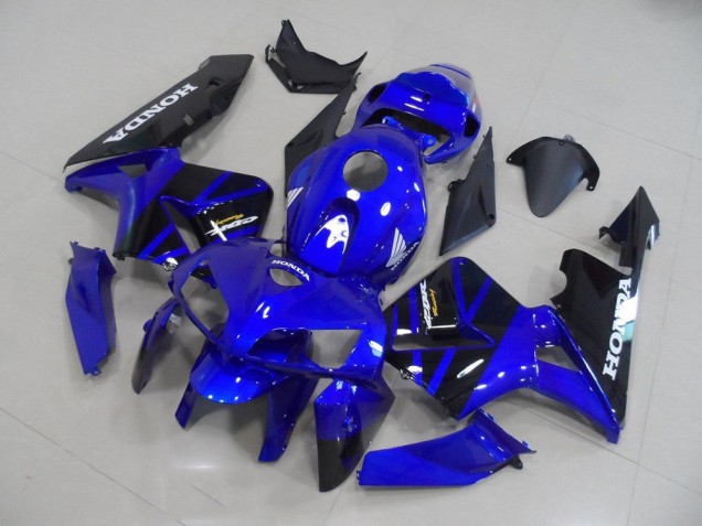 Affordable 2005-2006 Blue Black Honda CBR600RR Replacement Motorcycle Fairings
