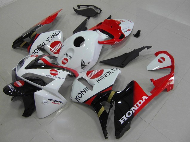 Affordable 2005-2006 Red Konica Honda CBR600RR Motorbike Fairing Kits Affordable 2005-2006 Red Konica Honda CBR600RR Motorbike Fairing Kits