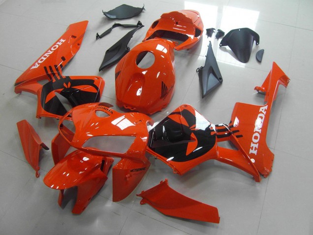 Affordable 2005-2006 Orange Black Honda CBR600RR Replacement Fairings