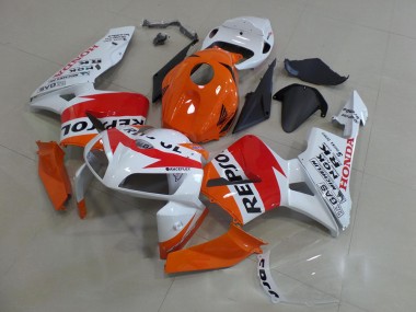 Affordable 2005-2006 Orange White Repsol Honda CBR600RR Motorbike Fairings