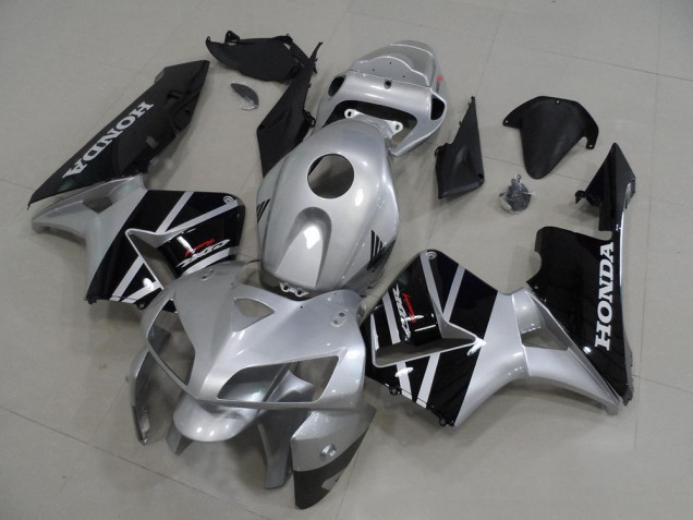 Affordable 2005-2006 Silver Grey Honda CBR600RR Motorcyle Fairings
