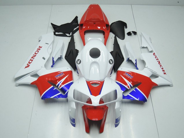 Affordable 2005-2006 White HRC Honda CBR600RR Replacement Fairings Affordable 2005-2006 White HRC Honda CBR600RR Replacement Fairings
