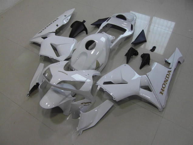 Affordable 2005-2006 White Honda CBR600RR Motorcycle Fairings & Bodywork Affordable 2005-2006 White Honda CBR600RR Motorcycle Fairings & Bodywork