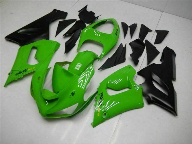 Affordable 2005-2006 Green Kawasaki ZX6R Motorbike Fairing Affordable 2005-2006 Green Kawasaki ZX6R Motorbike Fairing